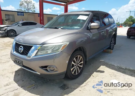 2014 Nissan Pathfinder S из США, поврежденный, VIN 5N1AR2MM5EC617446